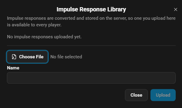 Impulse Response Library
